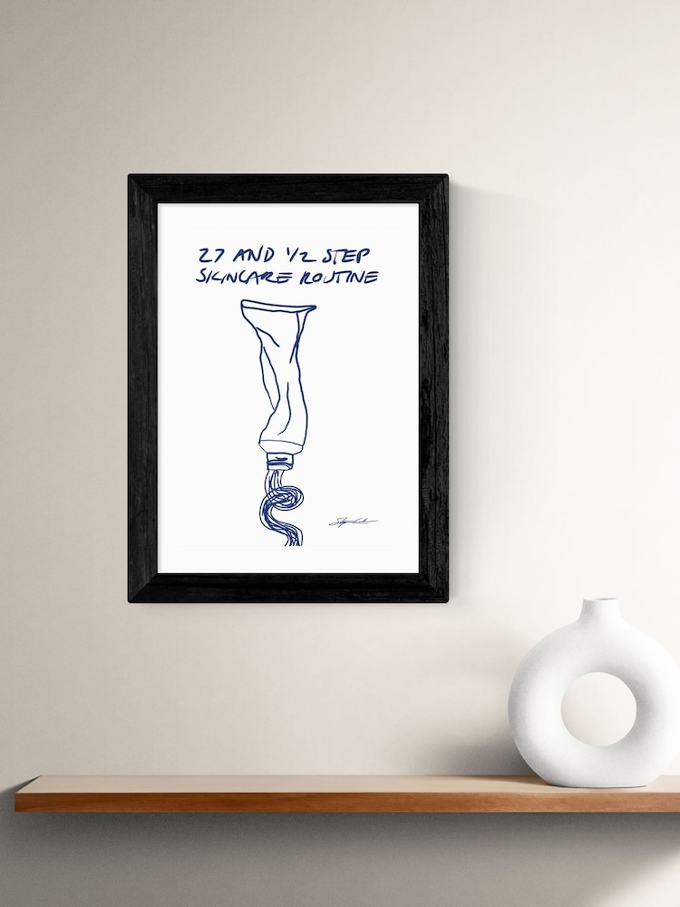 East End Prints Black Skincare Framed Art Print - Image 1 of 3