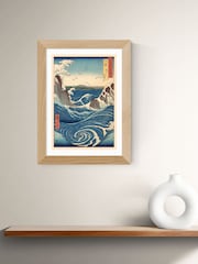 East End Prints Oak Famous Viewss Framed Art Print - Image 1 of 3