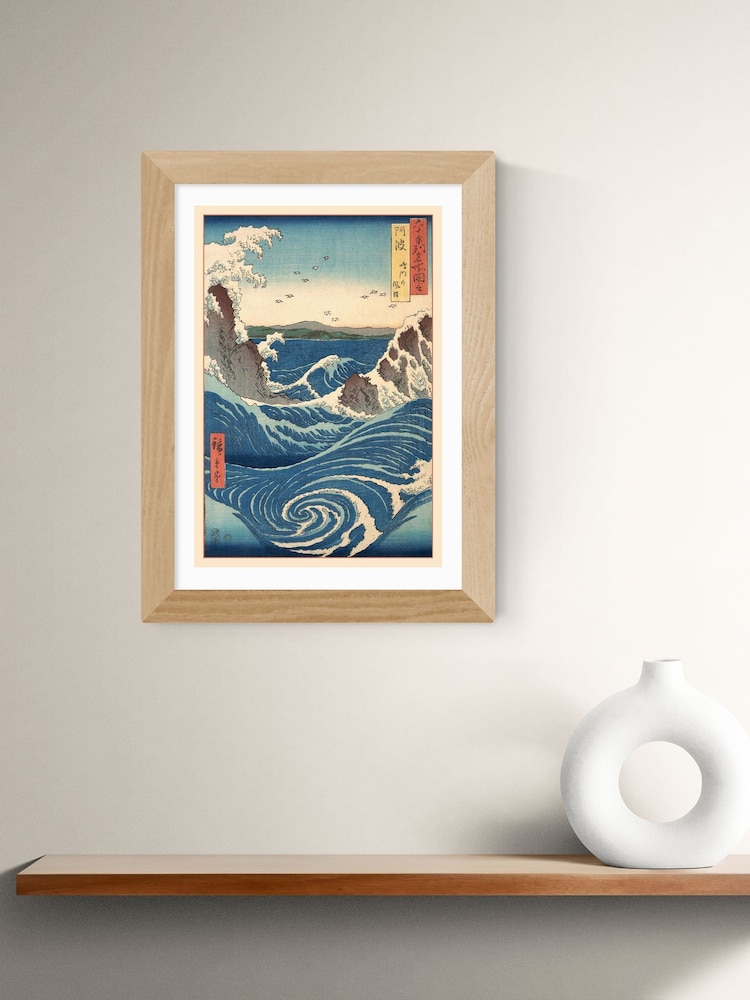 East End Prints Oak Famous Viewss Framed Art Print - Image 1 of 3