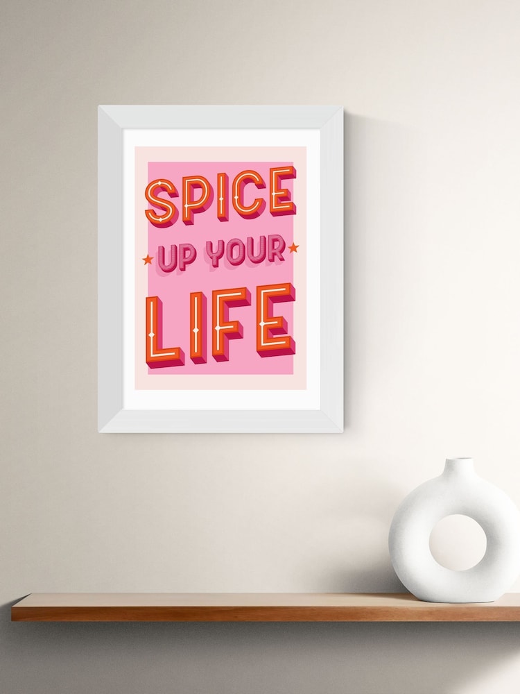 East End Prints White Spice Up Your Life Framed Art Print - Image 1 of 3 East End Prints White Spice Up Your Life Framed Art Print - Image 1 of 3