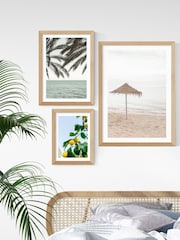 East End Prints Oak Solaris 6 Oak Framed Art Print - Image 3 of 3
