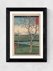 East End Prints Black The Outskirts of Koshigaya Framed Art Print - Image 2 of 3