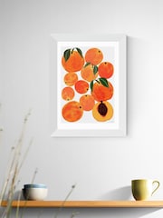 East End Prints White Peaches Framed Art Print - Image 1 of 3