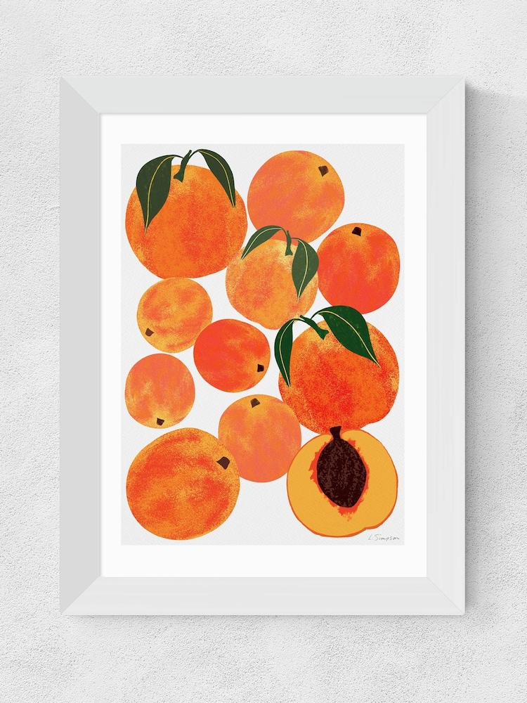 East End Prints White Peaches Framed Art Print - Image 2 of 3