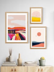 East End Prints Oak Rising Sun Framed Art Print - Image 3 of 3