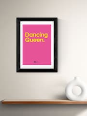 East End Prints Black Dancing Queen Framed Art Print - Image 1 of 3