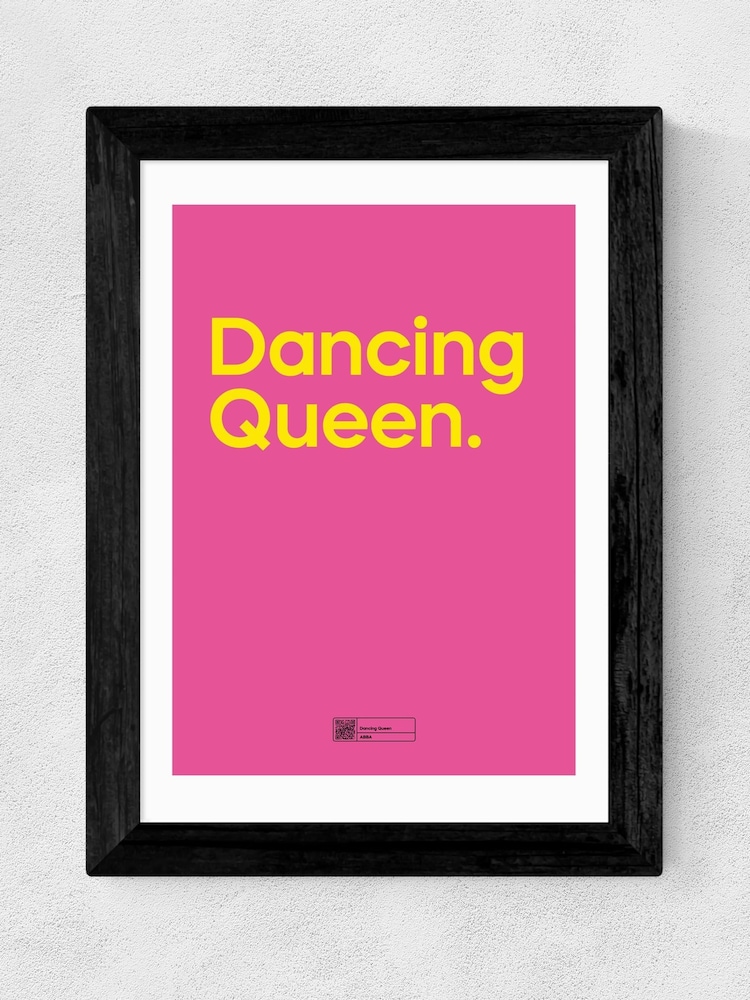 East End Prints Black Dancing Queen Framed Art Print - Image 2 of 3