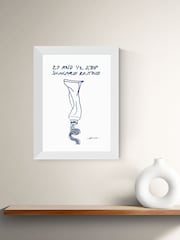 East End Prints White Skincare Framed Art Print - Image 1 of 3