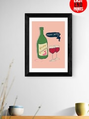 East End Prints Black Wine Framed Art Print - Image 4 of 5