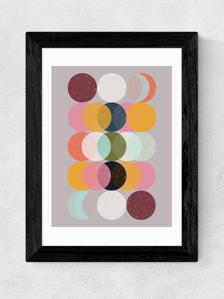 East End Prints Black Moods and Moons Framed Art Print - Image 2 of 3