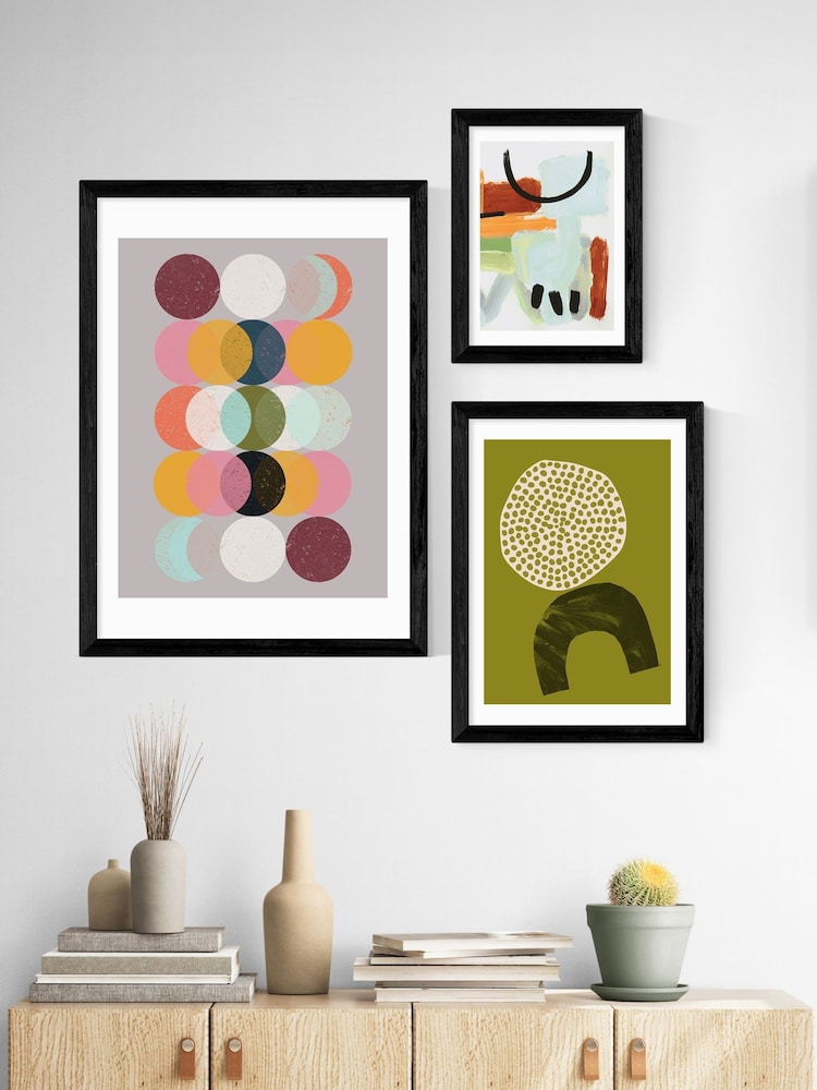 East End Prints Black Moods and Moons Framed Art Print - Image 3 of 3