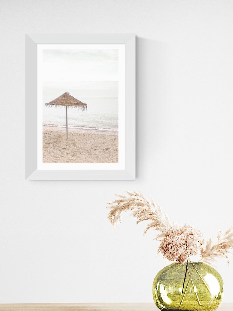 East End Prints White Solaris 6 Framed Art Print - Image 1 of 3