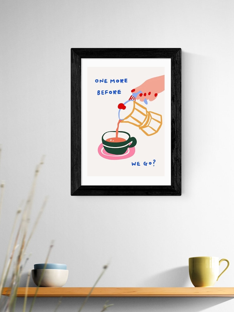 East End Prints Black One More Framed Art Print - Image 1 of 3 East End Prints Black One More Framed Art Print - Image 1 of 3