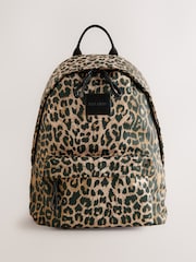 smALLSAINTS Leopard Back To School Nylon Backpack - Image 2 of 7