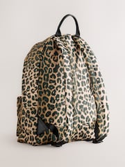 smALLSAINTS Leopard Back To School Nylon Backpack - Image 3 of 7