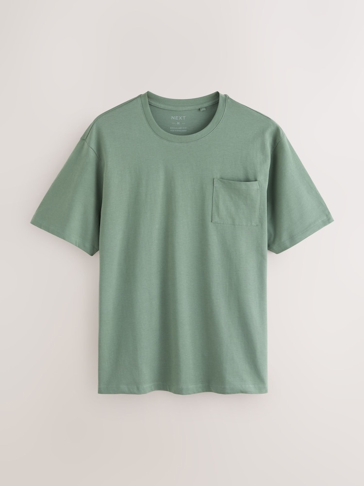 Sage Green/Slate Grey Jersey Short Pyjamas Set 2 Pack - Image 2 of 8