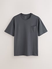 Sage Green/Slate Grey Jersey Short Pyjamas Set 2 Pack - Image 4 of 8