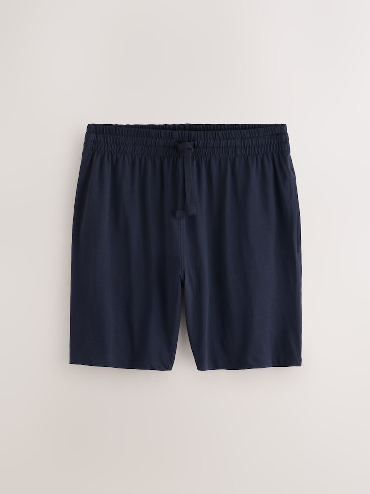 Sage Green/Slate Grey Jersey Short Pyjamas Set 2 Pack - Image 5 of 8