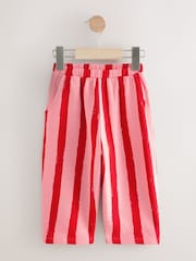 Pink and Red Stripe Barrel Leg Trousers (3mths-7yrs) - Image 5 of 8