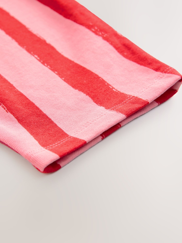 Pink and Red Stripe Barrel Leg Trousers (3mths-7yrs) - Image 8 of 8