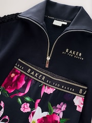 Baker by Ted Baker 2 Piece Funnel Neck Satin Detail Sweater & Leggings Set - صورة 3 من 6