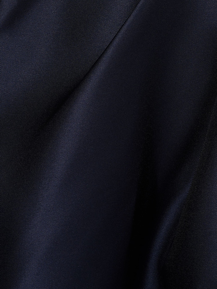 Adrianna Papell Blue Beaded Mikado Gown - Image 5 of 5