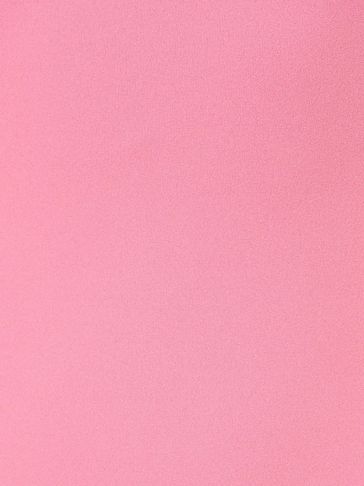 Adrianna Papell Pink Knit Crepe Pearl Midi Dress - Image 6 of 6 Adrianna Papell Pink Knit Crepe Pearl Midi Dress - Image 6 of 6