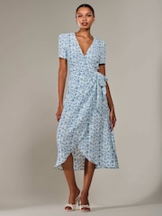 Jolie Moi Faux Wrap Midaxi Dress - Bild 1 von 6