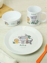 Personalised Tatty Teddy Animal Plastic Breakfast Set by PMC - Image 3 of 3