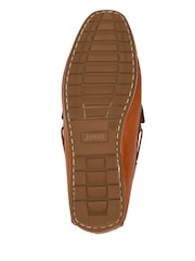 Jones Bootmaker Blue Parks Casual Leather Moccasins Shoes - Image 6 of 6