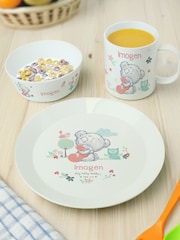 Personalised Tatty Teddy Animal Plastic Breakfast Set by PMC - Image 1 of 3