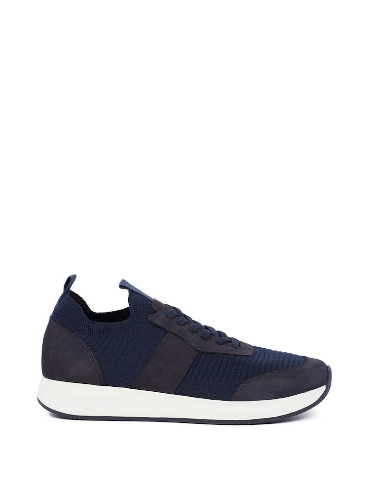 Jones Bootmaker Green Sean Leather Trainers - Image 1 of 5