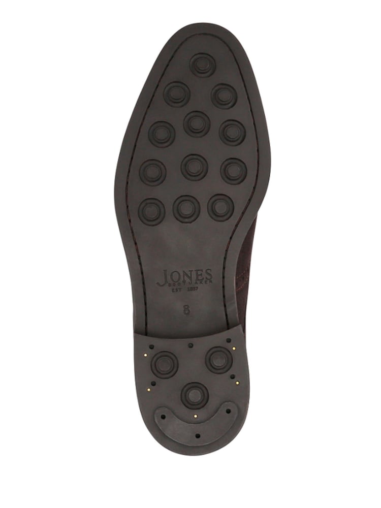 Коричневый хромированный - Jones Bootmaker Longwood Suede Derby Brogues - Image 5 of 5