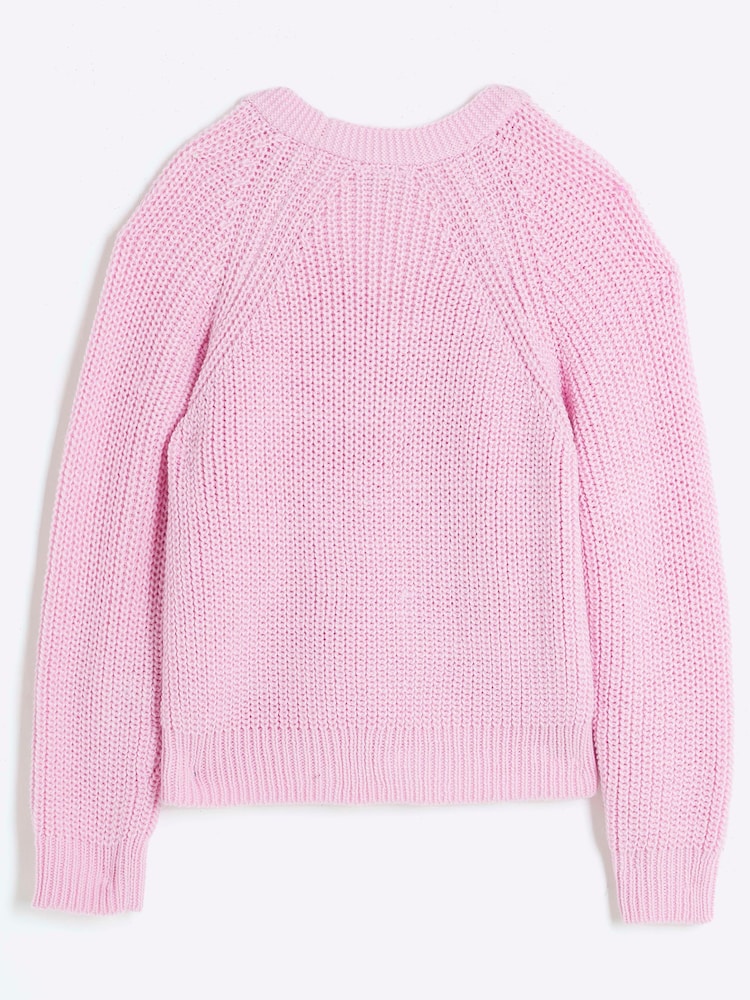 River Island Pink Girls 3D Fruit Cardigan - Image 2 of 4 River Island Pink Girls 3D Fruit Cardigan - Image 2 of 4