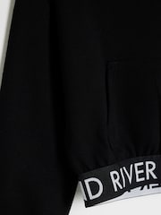 River Island Black Girls 100% Cotton Hoodie Set - Image 5 of 5