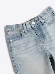 River Island Blue Boys Carpenter 100% Cotton Shorts - Image 3 of 4