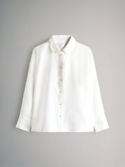 The Set White 2 Pack Linen Blend Shirt and Trousers Set - Image 3 of 5