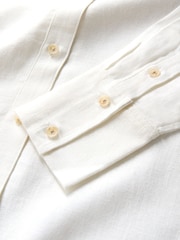 The Set White 2 Pack Linen Blend Shirt and Trousers Set - Image 4 of 5