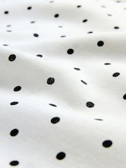 Black/White/Spot Piped Linen Blend Shell Tops 3 Pack - Image 5 of 6