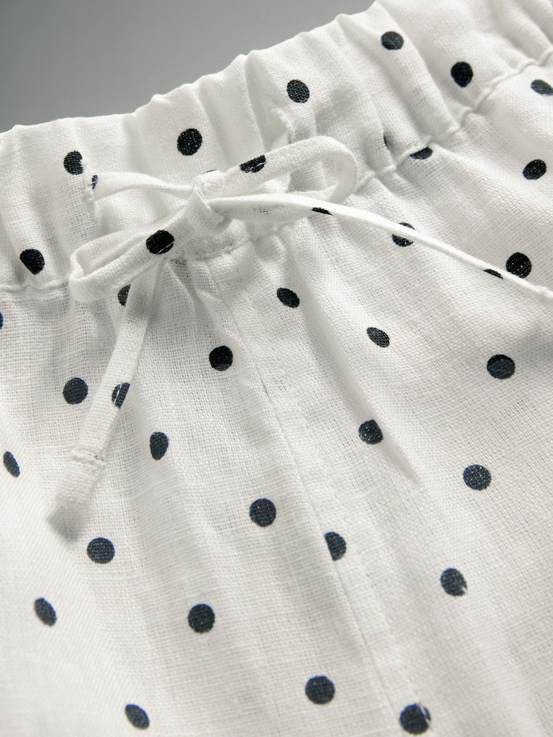 Buy The Set Polka Dot 2 Piece Linen Blend Shirt and Shorts Set