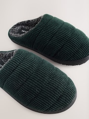Green Cord Mule Slippers - Image 5 of 7