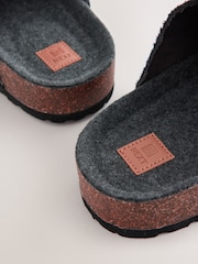 Grey Buckle Mule Slippers - Image 7 of 7
