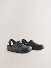 Black Borg Lined Mules - Image 1 of 5