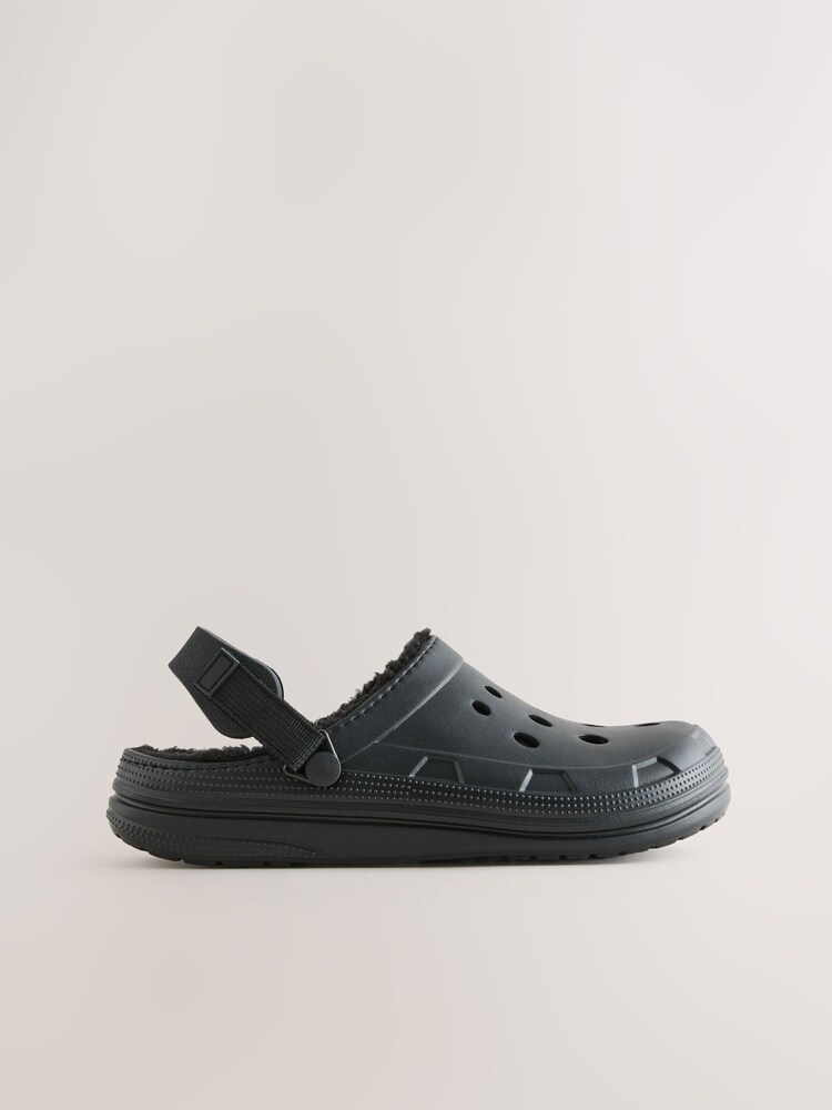Black Borg Lined Mules - Image 2 of 5