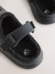 Black Borg Lined Mules - Image 3 of 5
