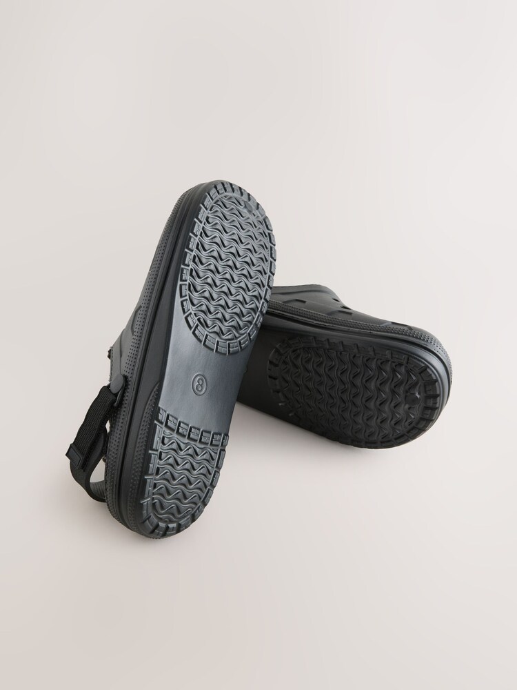 Black Borg Lined Mules - Image 5 of 5