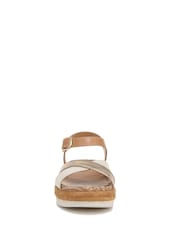 Vionic Regular Fit Camel Pasadena Mar Platform Sandals - Bild 3 von 6