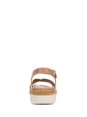 Vionic Regular Fit Camel Pasadena Mar Platform Sandals - Bild 4 von 6