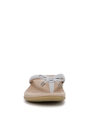 Circus NY Wide Fit Grey Vionic Bella Toe Post Sandals - Image 3 of 6