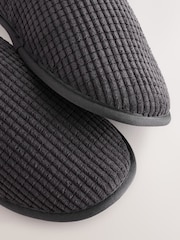 Brown Textured Mule Slippers - Image 5 of 6